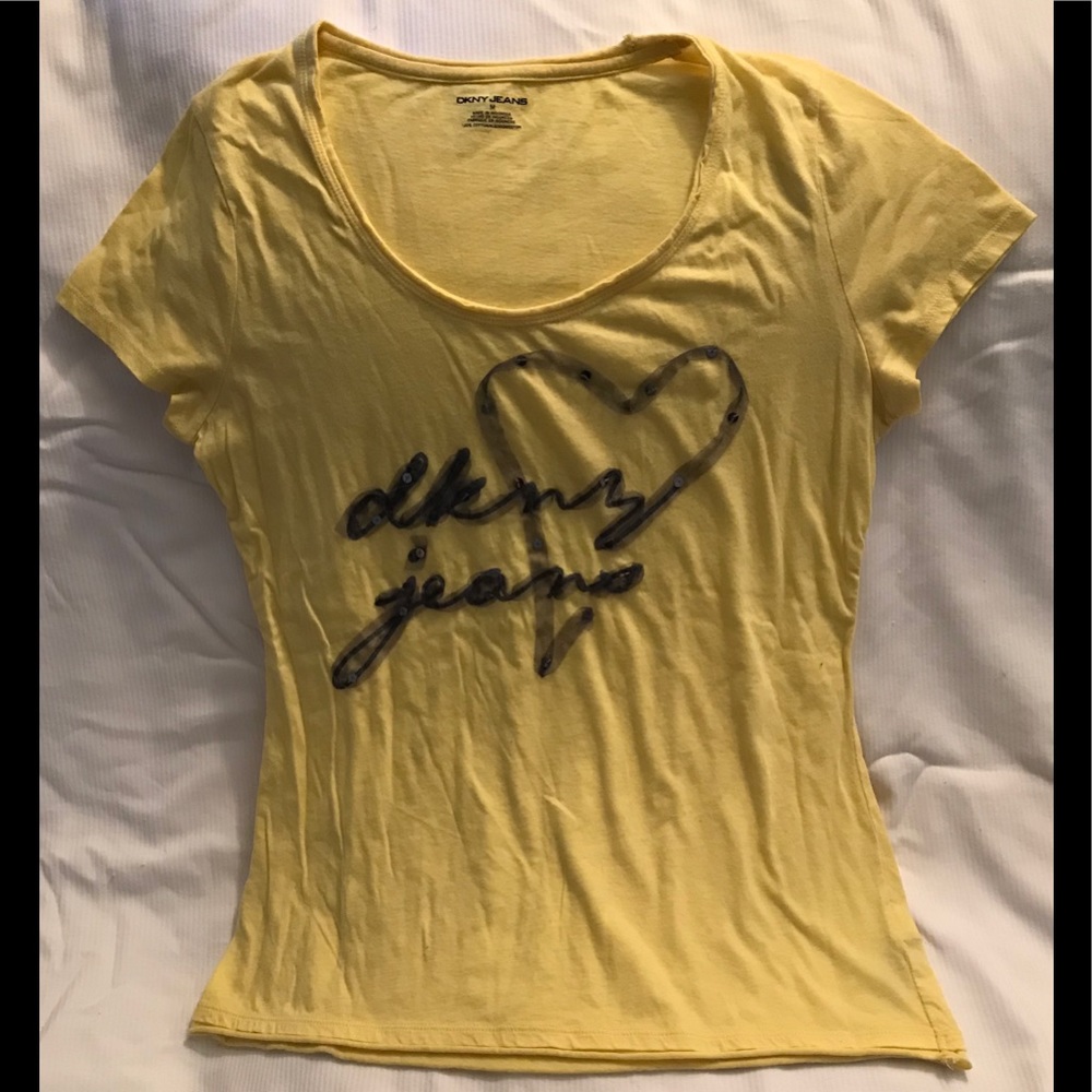 DKNY Ribbon Embroidered T-Shirt